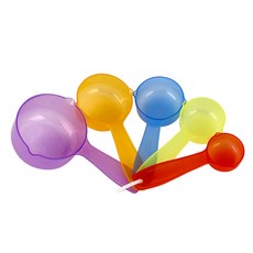 Cas B Nature Brain Kids 兒童計量匙5件組 KBN2564, 混合色, 1個