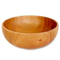 부엌다옴 마호가니 우드 이지 샐러드볼 대 19cm, 1개