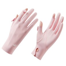 여성용 지앤와이 슬림 여름 선스크린 터치 2컷 장갑 양손착용 논슬립단추