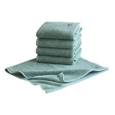 보웰 프리미엄 뱀부얀 호텔 세면타올 200g, 시더 그린, 5개