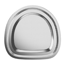 Kitchen-Art 不鏽鋼半圓形打孔託盤, 1個, 單一顏色