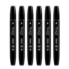 신한화구 터치 트윈마카 CG7 COOL GREY, 1색, 6개