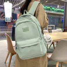 Elsso 休閒小熊鑰匙圈後揹包, 綠色