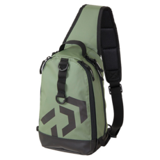 DAIWA 大和 防水單肩LT D路亞釣魚包, 卡其色