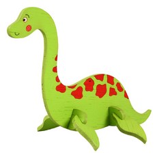 영공방 아기 목재 입체퍼즐 영공방 엘라스모사우루스, 혼합색상, 7피스, 1개