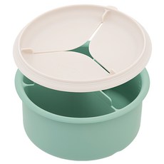 Edison 韓國製微波爐嬰兒副食品蒸鍋, 薄荷綠, 1個, 孩童蒸籠