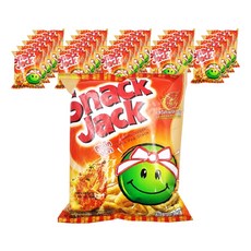 SNACK JACK 豌豆脆條餅乾 香辣蝦口味, 24包, 62g
