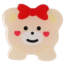 오프유 스마트폰 그립톡 빨간리본곰돌이, 빨간리본 곰돌이, 1개