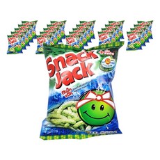 SNACK JACK 豌豆脆條餅乾 芥末口味, 24包, 62g