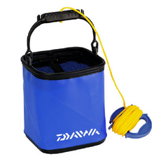 DAIWA Ikashi Mizukumi 折疊水桶 M21CM H, 海軍藍