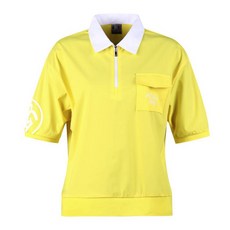 luxgolf PG高爾夫 女款半拉鍊翻領短袖T恤 JB4M604W