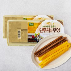 생채움 단무지와 우엉, 350g, 2개