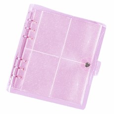 Khohimo 卡冊 小卡活頁夾 卡套 卡夾 照片卡相簿 4W094, 紫色, 200張
