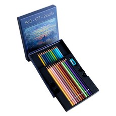 Allode 專業級軟性油性色鉛筆 TYPE 07 莫蘭迪, 1個, 24色