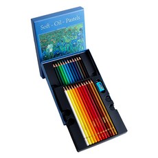 Allode 專業用軟式油性色鉛筆 TYPE 01 經典, 1個, 24色