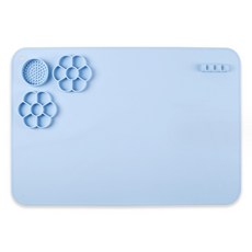 Allode 糖果色調色盤圖案地墊 TYPE 01 天空藍 60 x 40 cm, 1個, 14格