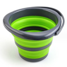 Allode 多用途雙色摺疊美術水桶, TYPE 04 綠色
