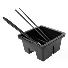 Allode 方形美術洗筆筒, TYPE 02 黑色