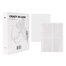 wannathis Love Is A5 6孔小卡活頁相簿套組, 01 白色天使, 31張