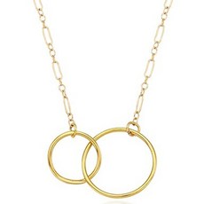 클루 오에스티 여성용 14K BRIGHT WISH 심플라인 패션목걸이