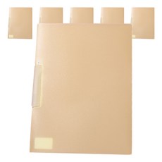 Allode A4 旋轉文件板夾 23 x 31 cm, 6個, TYPE02 黃色