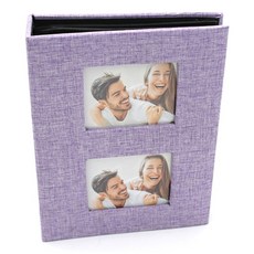 開放式相簿型口袋式相簿 18 x 23 x 5.5 cm, 50張, 紫色