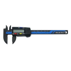 BLUETEC 數位遊標卡尺 塑膠 100mm BD-DC100P C4007834, 1個