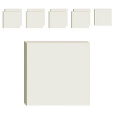 Maket Gamseong 透明便條紙 中型, 單一顏色, 1入, 10個