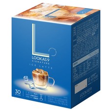 LOOKAS9 招牌冰拿鐵咖啡, 14.3g, 30入, 1盒