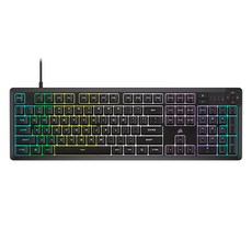 CORSAIR 海盜船 K55 Core RGB 電競鍵盤, 一般型, 混合色, 單一商品, 製造商軸