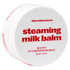 Alternativestereo 牛奶保濕護唇霜, 無色, 6g, 1個