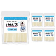 덴탈헬스 강아지 플러스 자이언트 치석제거용껌, 요거트, 250g, 5개
