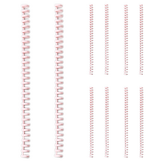 코히모 30공 바인더 파일 라운드형 루즈링 10개입 4W101, 279mm, 핑크, 1세트