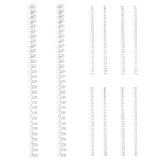 코히모 30공 바인더 파일 라운드형 루즈링 10개입 4W101, 279mm, 투명, 1세트
