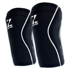 ZERO TO HERO 氯丁橡膠健康護膝護膝 5 mm 2 個, 黑色+白色, 1套