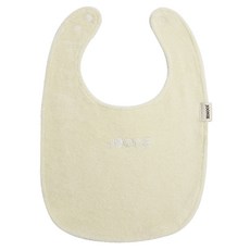 JOONIE 韓國產幼兒毛巾布100雙面圍兜, 象牙白, 1條, 1條