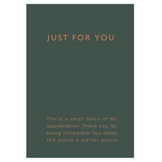 indi.k Just For You 長方形貼紙 50張入, 50個, 森林