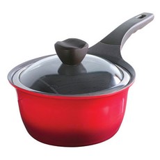 KITCHEN FLOWER IH爐適用Cool陶瓷單柄鍋, 1個, 單色, 18cm