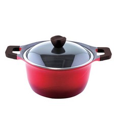 KITCHEN FLOWER 電磁爐適用Cool系列陶瓷附蓋雙耳湯鍋, 20cm, 1個, 單色