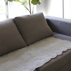 sina&somo 伊甸水洗4人座沙發墊, 灰色, 1個