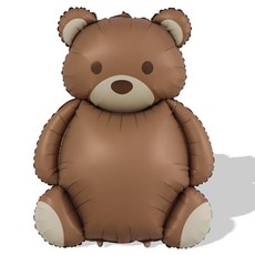 泰迪熊氣球, 3個, 混合顏色