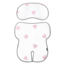 Manito 嬰幼兒用 Clean 汽車安全座椅涼墊, 1個, 兔子