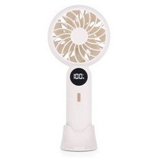 ALIO 거치형 휴대용 선풍기, Easypocket, 아이보리