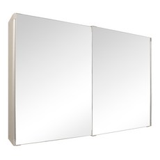 댐퍼 슬라이딩 욕실장, 아이보리 + 실버, 1개