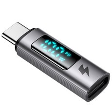 Mcdodo 麥多多 充電速度顯示 Type-C to Type-C 轉接頭, 1個, 4cm, 黑色