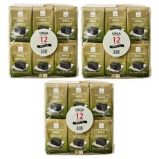 ORGA 紫蘇油香烤青海苔 36p, 60g, 3個