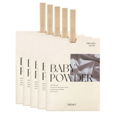 LIFENET 香氛香包芳香劑 寶寶爽身粉, 5個, 20g