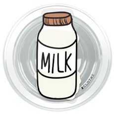 에잇클로드 핸드드로잉 아크릴 맥세이프 스마트톡, 밀크바틀, 1개