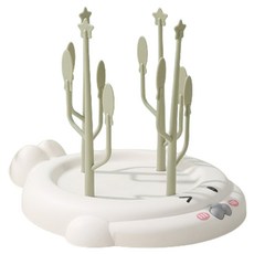 MPL 雲朵造型奶瓶晾乾架, 綠色, 單品