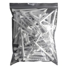 Nearpin 刻度木製高爾夫球釘, 白色, 1套